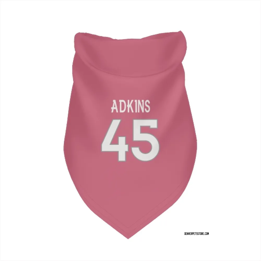 Denver Broncos Nate Adkins Pink Pet Bandana for Dog & Cat