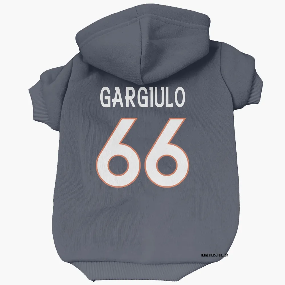 Denver Broncos Nick Gargiulo Navy Pet Hoodie for Dog & Cat