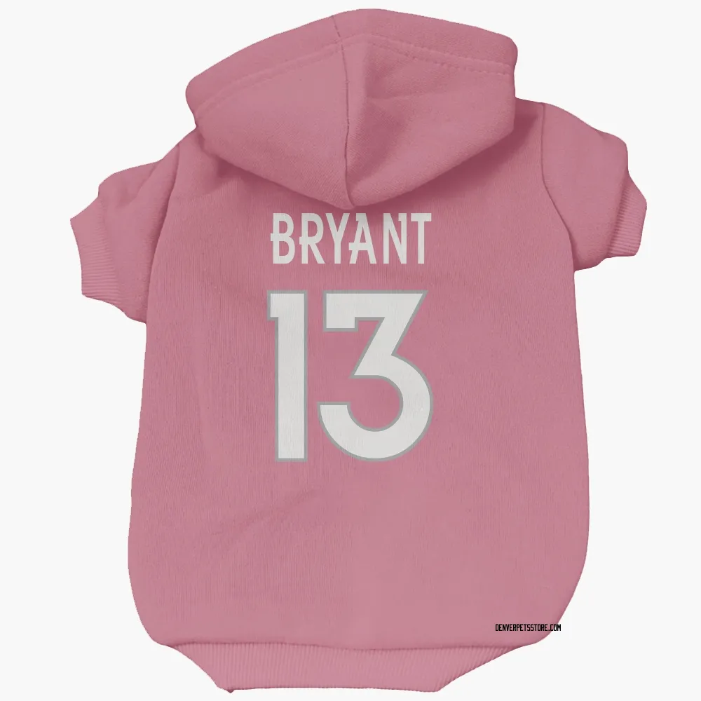 Denver Broncos Pat Bryant Pink Pet Hoodie for Dog & Cat