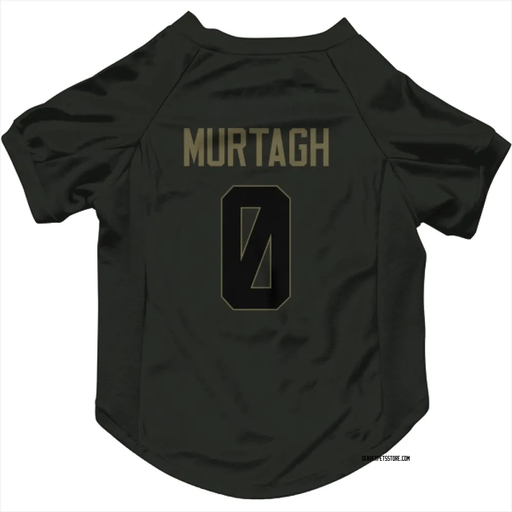 Denver Broncos Patrick Murtagh Black Service Pet Jersey for Dog & Cat