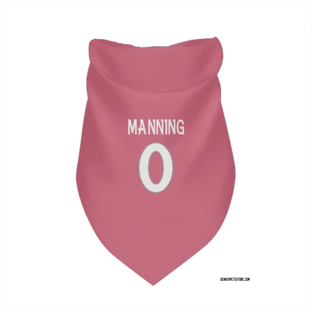 Denver Broncos Paul Manning Pink Pet Bandana for Dog & Cat