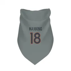 Denver Broncos Peyton Manning Gray Pet Bandana for Dog & Cat
