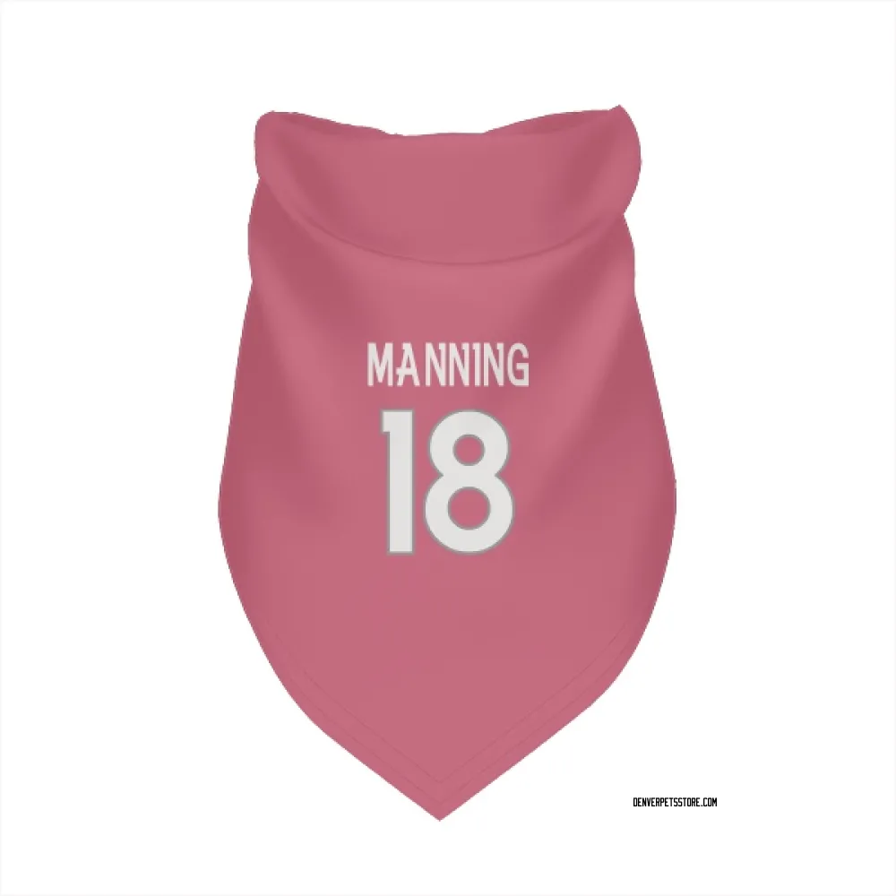 Denver Broncos Peyton Manning Pink Pet Bandana for Dog & Cat