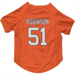 Denver Broncos Que Robinson Orange Pet Jersey for Dog & Cat