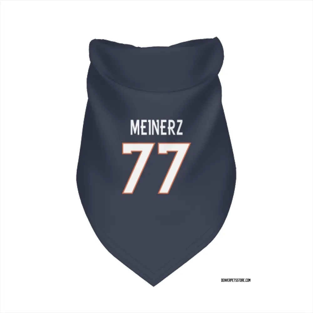 Denver Broncos Quinn Meinerz Navy Pet Bandana for Dog & Cat