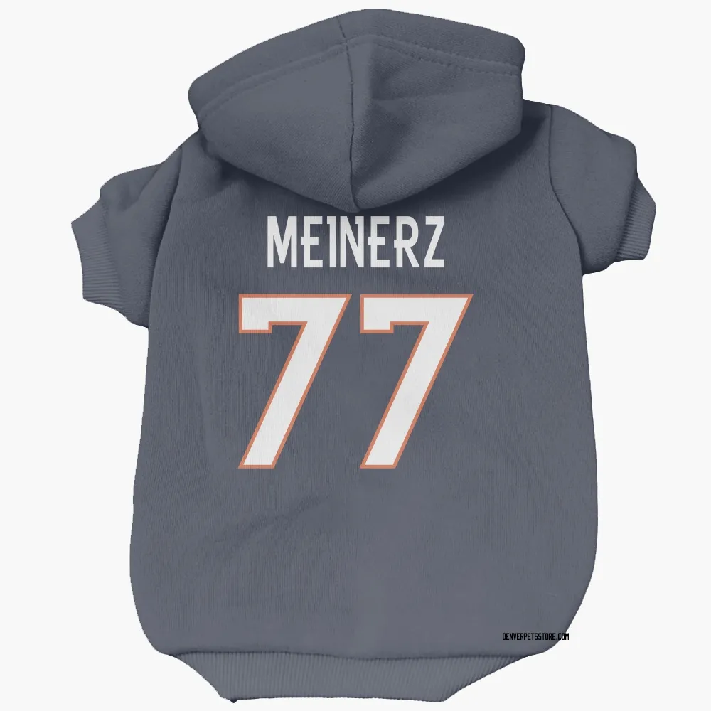 Denver Broncos Quinn Meinerz Navy Pet Hoodie for Dog & Cat