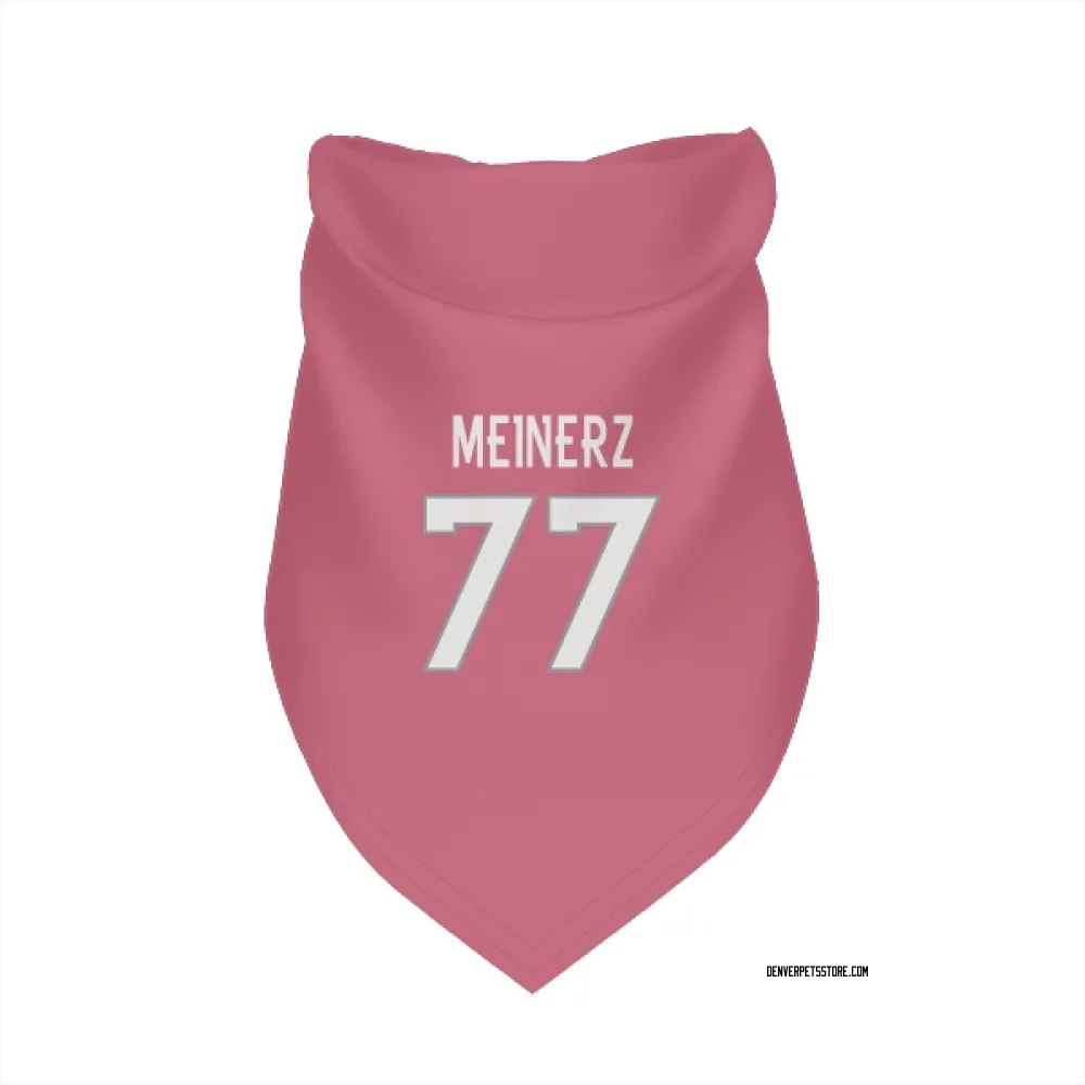 Denver Broncos Quinn Meinerz Pink Pet Bandana for Dog & Cat