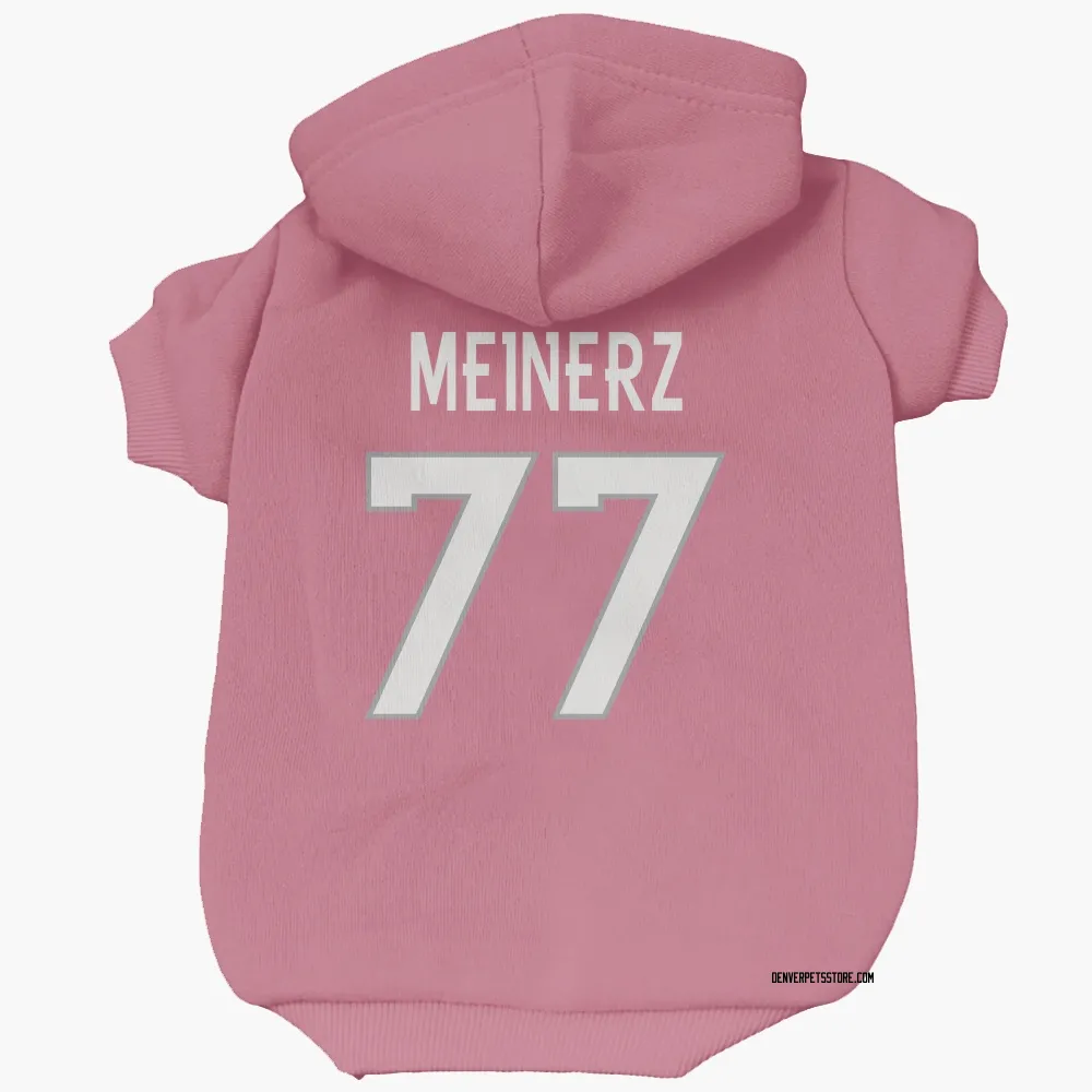 Denver Broncos Quinn Meinerz Pink Pet Hoodie for Dog & Cat