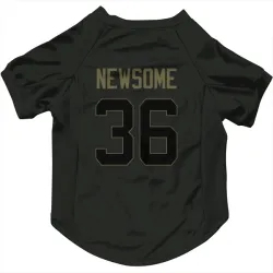 Denver Broncos Quinton Newsome Black Service Pet Jersey for Dog & Cat