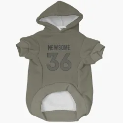 Denver Broncos Quinton Newsome Olive Pet Hoodie for Dog & Cat