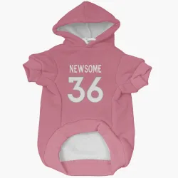 Denver Broncos Quinton Newsome Pink Pet Hoodie for Dog & Cat