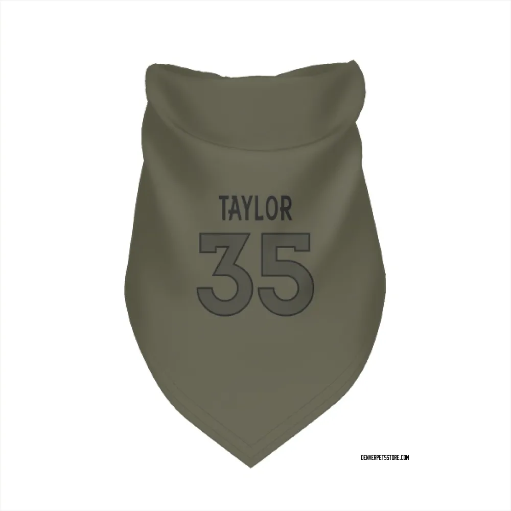 Denver Broncos Reese Taylor Olive Pet Bandana for Dog & Cat