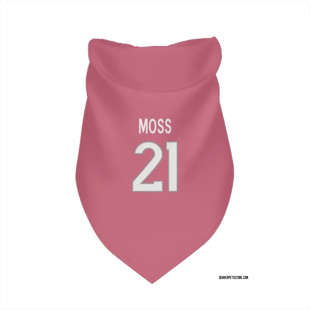 Denver Broncos Riley Moss Pink Pet Bandana for Dog & Cat