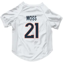 Denver Broncos Riley Moss White Pet Jersey for Dog & Cat