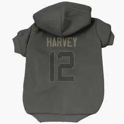 Denver Broncos RJ Harvey Black Service Pet Hoodie for Dog & Cat