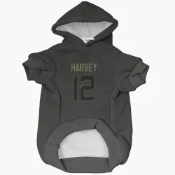 Denver Broncos RJ Harvey Black Service Pet Hoodie for Dog & Cat
