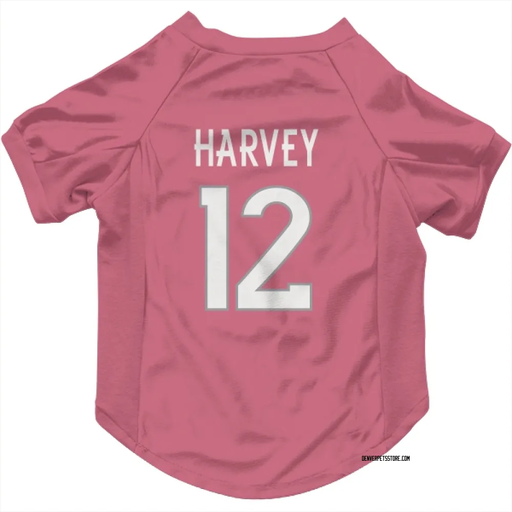 Denver Broncos RJ Harvey Pink Pet Jersey for Dog & Cat