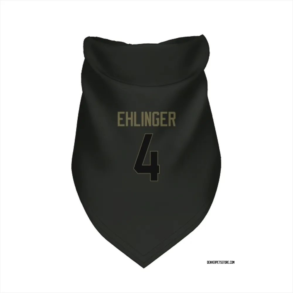Denver Broncos Sam Ehlinger Black Service Pet Bandana for Dog & Cat