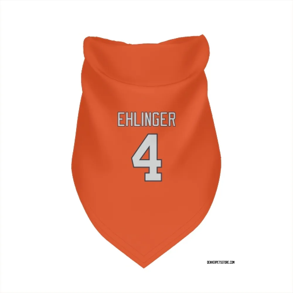 Denver Broncos Sam Ehlinger Orange Pet Bandana for Dog & Cat
