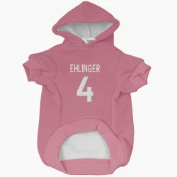 Denver Broncos Sam Ehlinger Pink Pet Hoodie for Dog & Cat