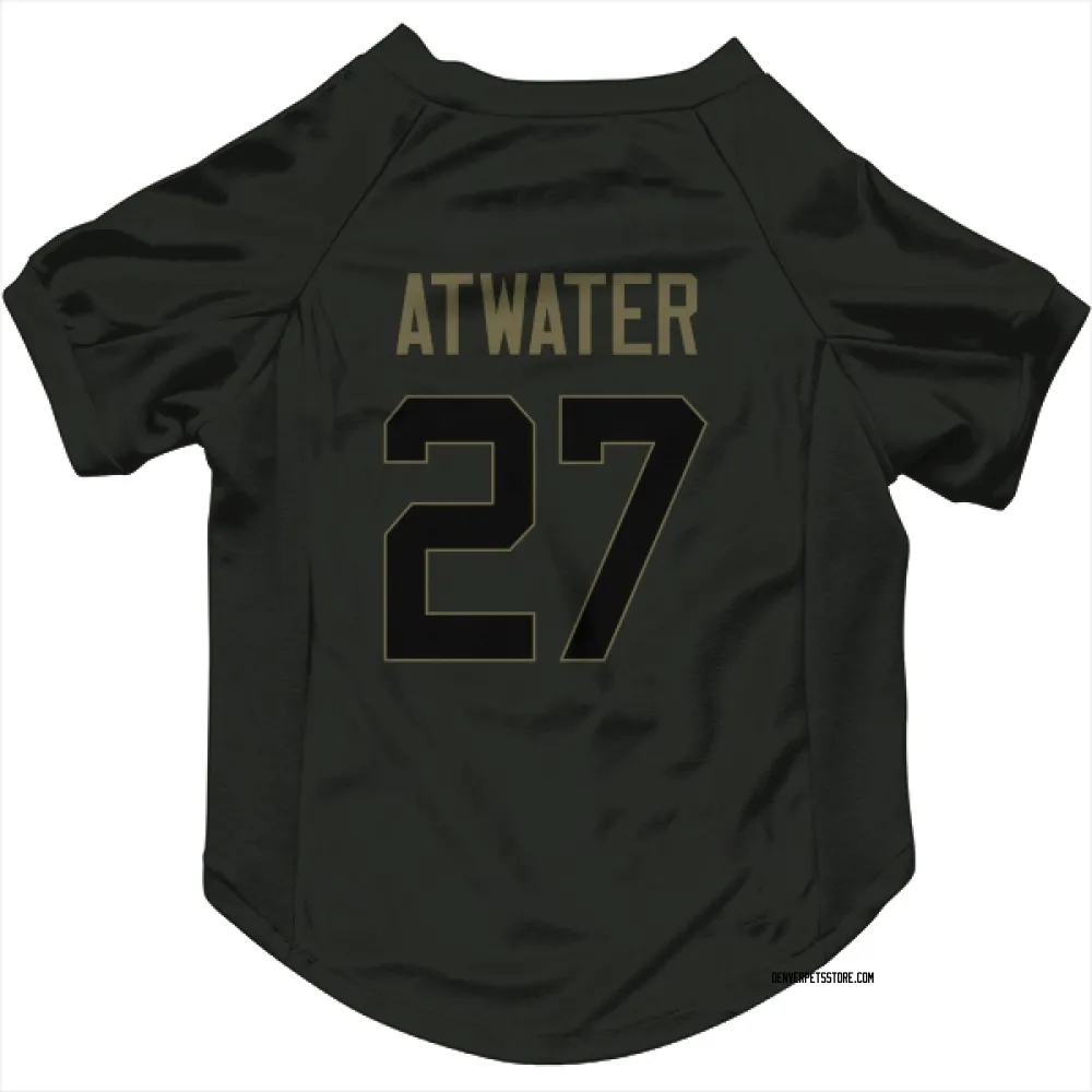 Denver Broncos Steve Atwater Black Service Pet Jersey for Dog & Cat