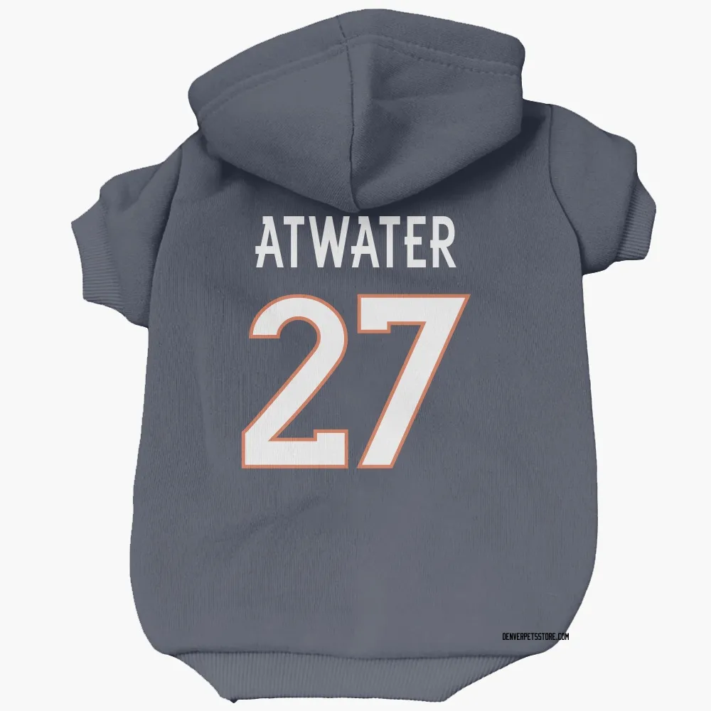 Denver Broncos Steve Atwater Navy Pet Hoodie for Dog & Cat