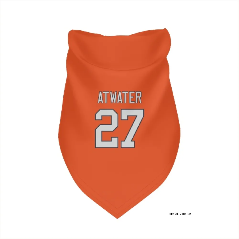 Denver Broncos Steve Atwater Orange Pet Bandana for Dog & Cat
