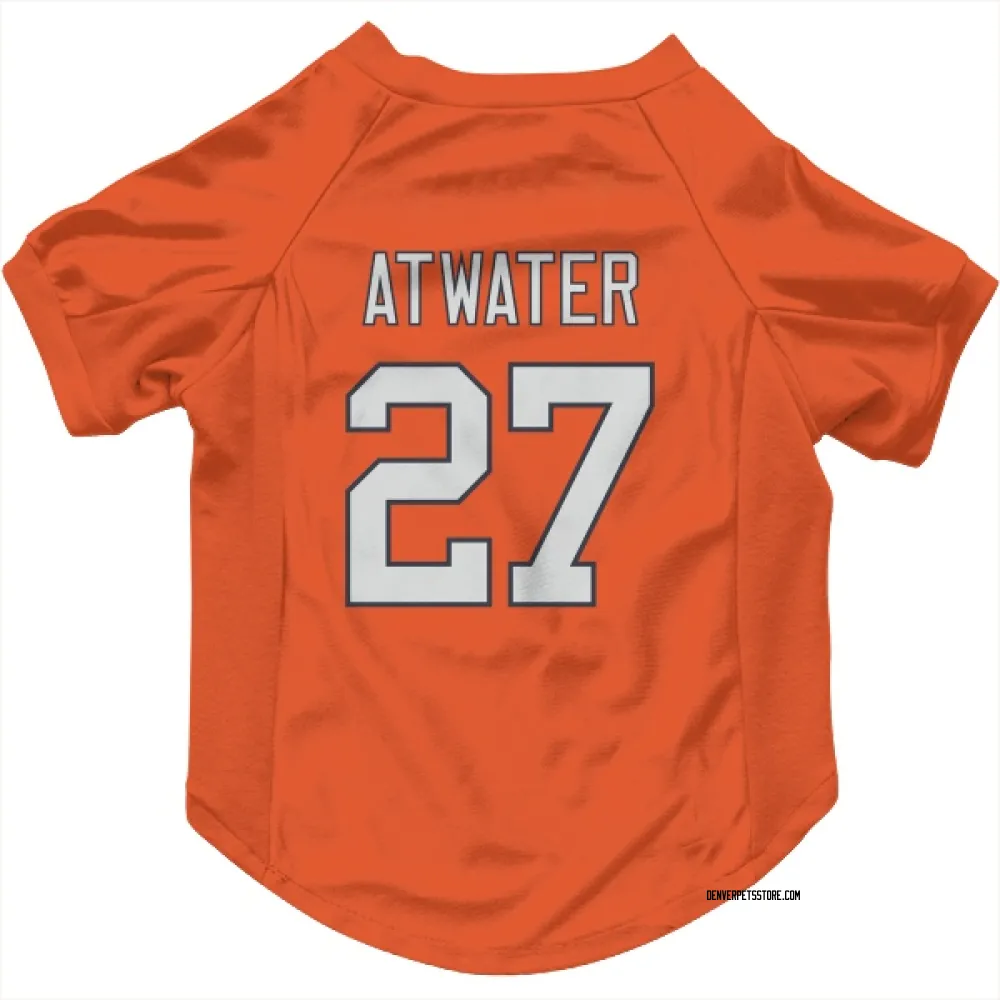 Denver Broncos Steve Atwater Orange Pet Jersey for Dog & Cat