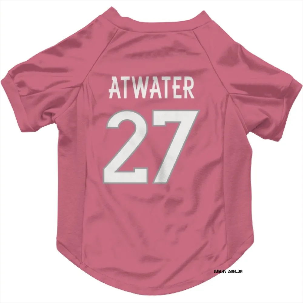 Denver Broncos Steve Atwater Pink Pet Jersey for Dog & Cat