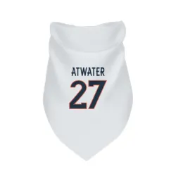 Denver Broncos Steve Atwater White Pet Bandana for Dog & Cat