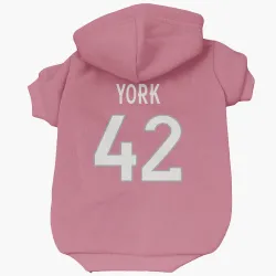 Denver Broncos Taurean York Pink Pet Hoodie for Dog & Cat