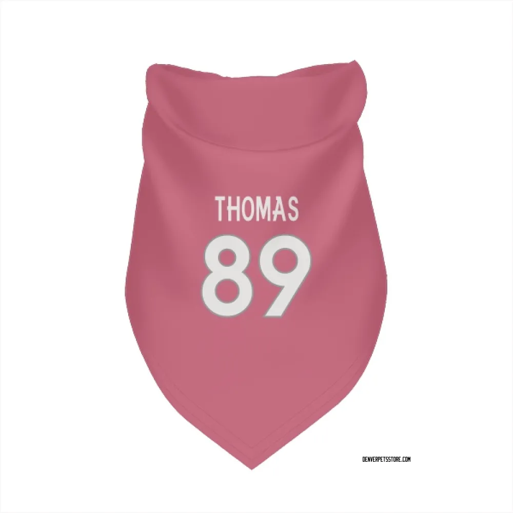 Denver Broncos Thayer Thomas Pink Pet Bandana for Dog & Cat