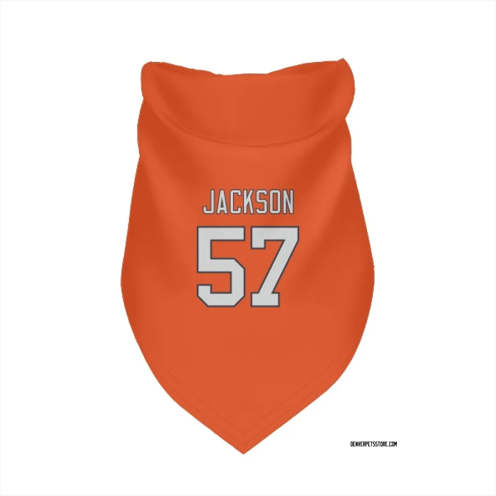 Denver Broncos Tom Jackson Orange Pet Bandana for Dog & Cat