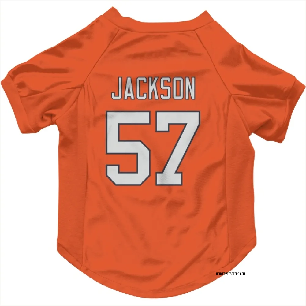 Denver Broncos Tom Jackson Orange Pet Jersey for Dog & Cat