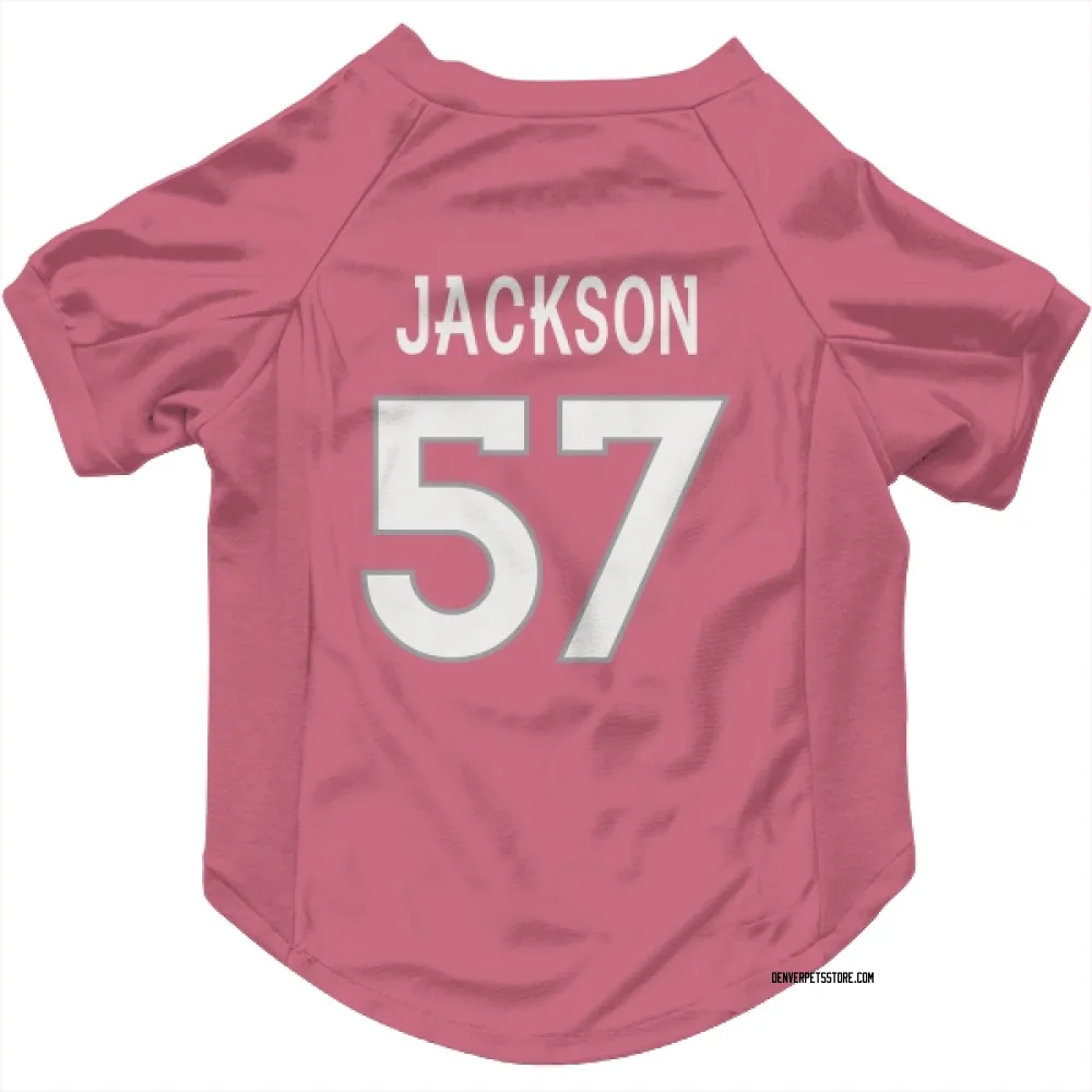 Denver Broncos Tom Jackson Pink Pet Jersey for Dog & Cat