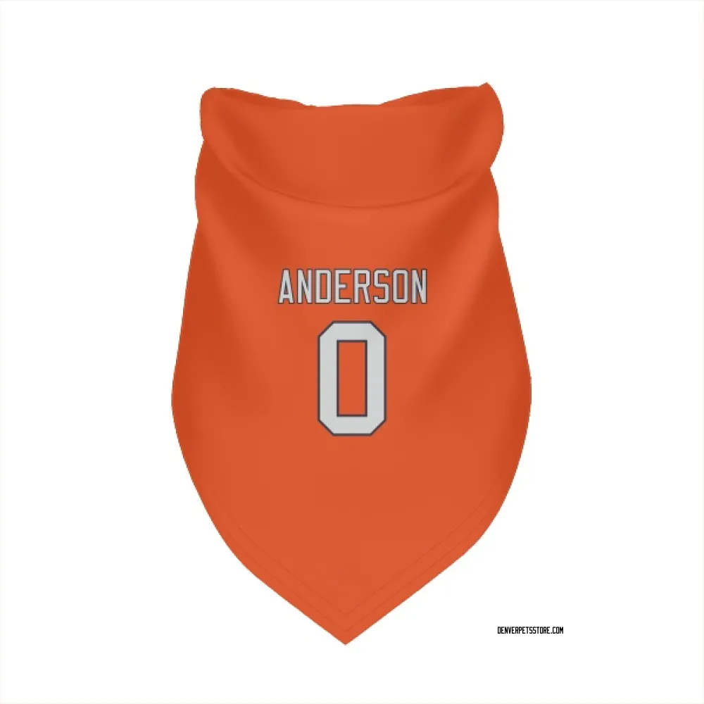 Denver Broncos Tycen Anderson Orange Pet Bandana for Dog & Cat