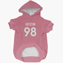 Denver Broncos Tyler Onyedim Pink Pet Hoodie for Dog & Cat