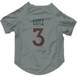 Denver Broncos Wil Lutz Gray Pet Jersey for Dog & Cat